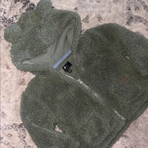 NWOT 7 for all mankind baby sherpa jacket